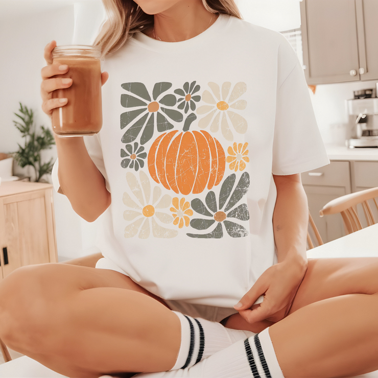 Retro Fall Pumpkin T-shirt